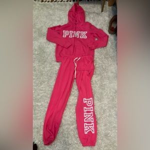 VS Pink Sweatsuit